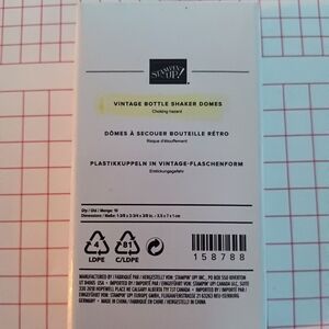 Stampin' Up! Vintage Bottle Shaker Domes